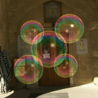 Bubbles orbit